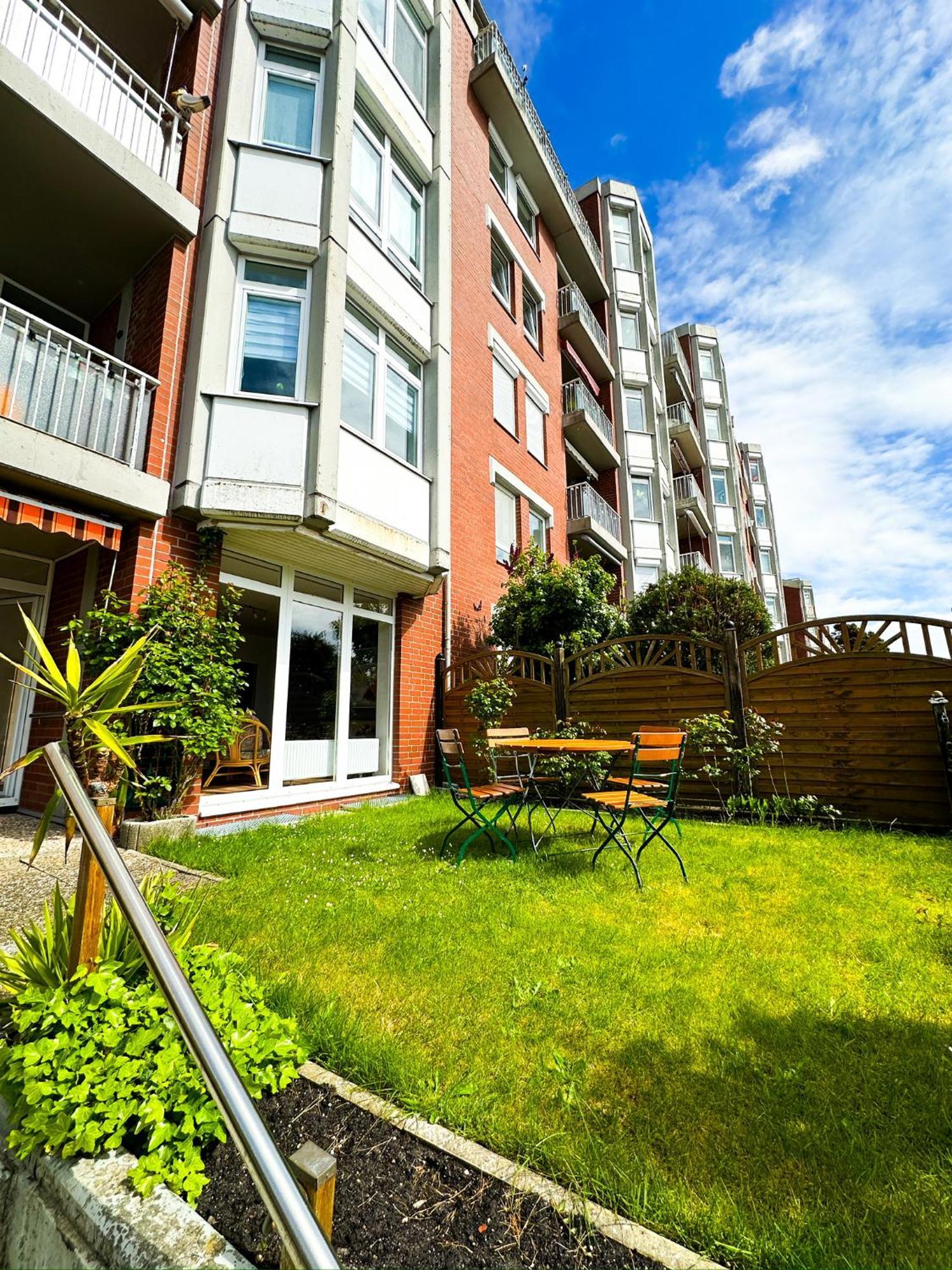 Ferienwohnung Havenblick ヴィルヘルムスハーフェン エクステリア 写真